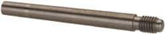 Value Collection - Size 4, 0.248" Large End Diam, Passivated Stainless Steel 1/4-28 Threaded Taper Pin - Grade 303, 18-8, 2 Pin Length - Exact Industrial Supply