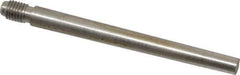Value Collection - Size 4, 0.248" Large End Diam, Passivated Stainless Steel 1/4-28 Threaded Taper Pin - Grade 303, 18-8, 2-1/2 Pin Length - Exact Industrial Supply