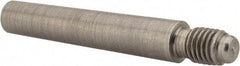 Value Collection - Size 5, 0.287" Large End Diam, Passivated Stainless Steel 1/4-28 Threaded Taper Pin - Grade 303, 18-8, 1-1/2 Pin Length - Exact Industrial Supply