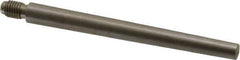 Value Collection - Size 5, 0.287" Large End Diam, Passivated Stainless Steel 1/4-28 Threaded Taper Pin - Grade 303, 18-8, 3 Pin Length - Exact Industrial Supply