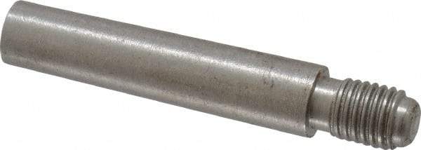 Value Collection - Size 6, 0.339" Large End Diam, Passivated Stainless Steel 5/16-24 Threaded Taper Pin - Grade 303, 18-8, 1-1/2 Pin Length - Exact Industrial Supply