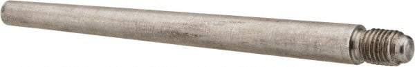 Value Collection - Size 6, 0.339" Large End Diam, Passivated Stainless Steel 5/16-24 Threaded Taper Pin - Grade 303, 18-8, 4 Pin Length - Exact Industrial Supply