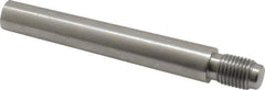 Value Collection - Size 8, 0.49" Large End Diam, Passivated Stainless Steel 7/16-20 Threaded Taper Pin - Grade 303, 18-8, 3 Pin Length - Exact Industrial Supply
