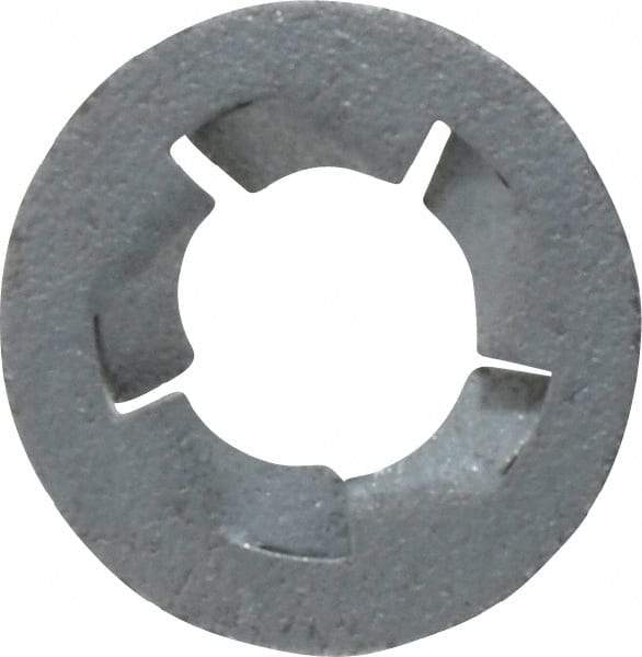 Au-Ve-Co Products - 5/16" Screw, 5/8" OD, Spring Steel Push Nut - Zinc-Plated - Exact Industrial Supply
