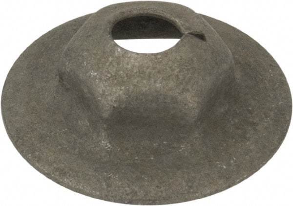 Au-Ve-Co Products - 1/4-20, 13/16" OD, 7/16" Width Across Flats Washer Lock Nut - Zinc-Plated Spring Steel, For Use with Threaded Fasteners - Exact Industrial Supply