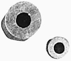 Value Collection - 3/8" Round Stop Compression Sleeve - Copper - Exact Industrial Supply