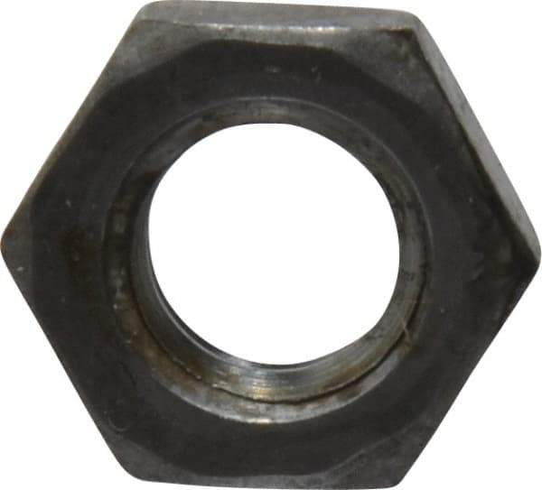 Value Collection - M8x1.25 Steel Right Hand Hex Jam Nut - 13mm Across Flats, 4mm High, Uncoated - Exact Industrial Supply