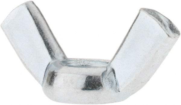 Value Collection - M10x1.50, Zinc Plated, Iron Standard Wing Nut - 4.6mm Wing Span, 23mm Wing Span - Exact Industrial Supply
