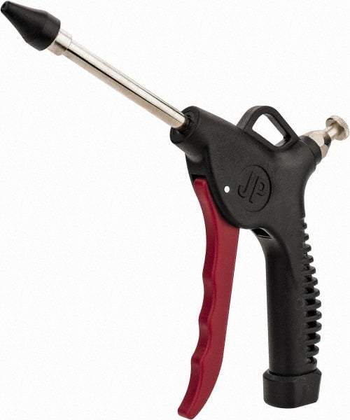 Value Collection - 230 Max psi Rubber Pistol Grip Blow Gun - 1/4 NPT, 4" Tube Length, Nylon/Fiberglass Body with Rubber Nozzle - Exact Industrial Supply