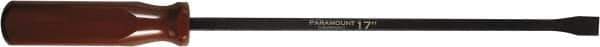 Paramount - 17" OAL Pry Bar - 3/4" Wide, Carbon Steel - Exact Industrial Supply