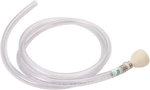 Unger - 6' Long Water Hose - 1" Diam, Plastic, Hot Water Compatible, All Season, Clear - Exact Industrial Supply