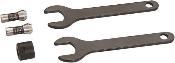 PRO-SOURCE - Angle & Disc Grinder Collet Set - For Use with 63471312 (5530007522JP), 63471353 (5530007520JP), 53364022 (5530007514JP), 53364030 (5530007545JP), 42183582 (WS-PT-516KSM) & 42183590 (WS-PT-516SM) - Exact Industrial Supply