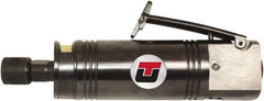 Universal Tool - 1/4" Collet, Straight Handle, Straight Air Die Grinder - 25,000 RPM, Side Exhaust, 5.5 CFM, 1 hp, 90 psi - Exact Industrial Supply