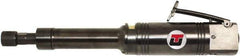 Universal Tool - 1/4" Collet, Straight Handle, Extended Length Air Die Grinder - 25,000 RPM, Side Exhaust, 5.5 CFM, 1 hp, 90 psi - Exact Industrial Supply