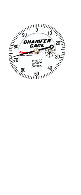 #686-1Z External Chamfer Gage 1/8-1/2" - Exact Industrial Supply
