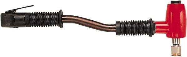 Chicago Pneumatic - 2,800 BPM, 1.06" Bore Diam, Pneumatic Inline Needle Scaler - 7" Needle Length, 4 CFM, 90 psi, 1/4 NPT Inlet - Exact Industrial Supply