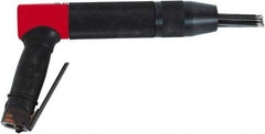 Chicago Pneumatic - 2,400 BPM, 0.92" Bore Diam, Pneumatic Pistol Grip Needle Scaler - 7" Needle Length, 4.2 CFM, 90 psi, 1/4 NPT Inlet - Exact Industrial Supply