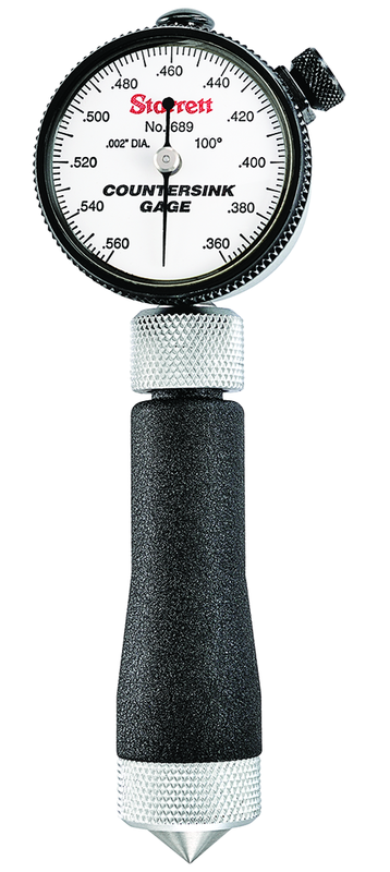 #689-3Z Countersink Gage 100 Degree .360"-.560" - Exact Industrial Supply