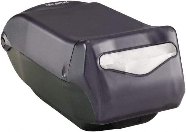 San Jamar - 8 x 15-3/4 x 7-1/4, Napkin Dispenser - Control Face Countertop, Black Pearl - Exact Industrial Supply