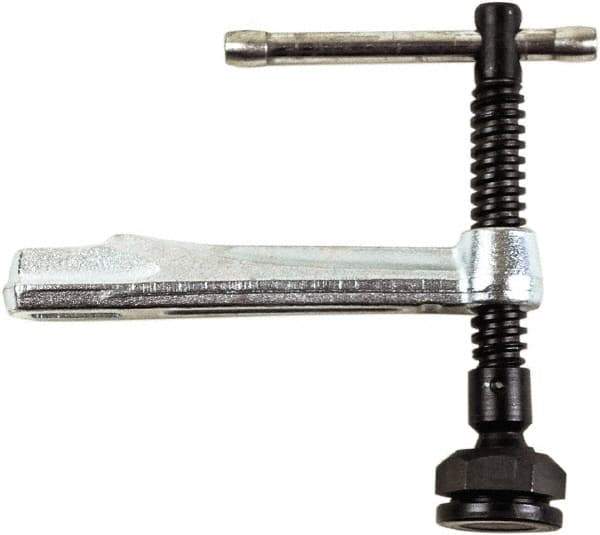 Bessey - 1,450 Lb Clamping Pressure, Steel, T Handle, GSV Bar & Pipe Clamping Arm - 4-3/4" Throat Depth - Exact Industrial Supply