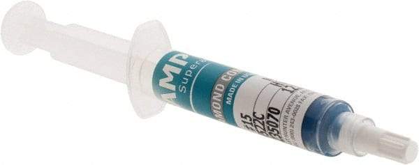 AMPLEX - 5 g Diamond Grit Compound - Grade 15, Blue, For Fine Finishing - Exact Industrial Supply