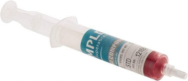 AMPLEX - 5 g Diamond Grit Compound - Grade 30, Red, For Fine Finishing - Exact Industrial Supply