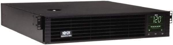 Tripp-Lite - 20 Amp, 3,000 VA, Tower & Rack Mount Line Interactive Backup Uninterruptible Power Supply - Backup 3 min with Full Load & 10 min with Half Load, 120 VAC Input & Output, 2,880 Watt Output, 1 Phases, 8 Outlets - Exact Industrial Supply