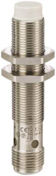 Telemecanique Sensors - PNP, 7mm Detection, Cylinder, Inductive Proximity Sensor - 3 Wires, IP67, IP69, 12 to 24 VDC, M12x1 Thread, 61mm Long - Exact Industrial Supply