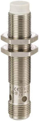 Telemecanique Sensors - PNP, 7mm Detection, Cylinder, Inductive Proximity Sensor - 3 Wires, IP67, IP69, 12 to 24 VDC, M12x1 Thread, 61mm Long - Exact Industrial Supply