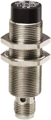 Telemecanique Sensors - PNP, 8mm Detection, Cylinder, Inductive Proximity Sensor - 3 Wires, IP67, 12 VDC, 12 VDC, 24 VDC, M18x1 Thread, 64mm Long x 18mm Wide - Exact Industrial Supply