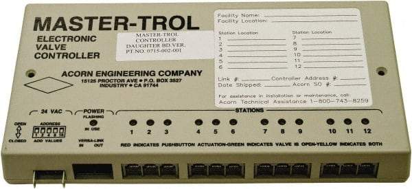 Acorn Engineering - Wash Fountain Electronic Valve Controller - For Use with Acorn Washfountains - Exact Industrial Supply