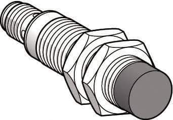 Telemecanique Sensors - PNP, 7mm Detection, Cylinder, Inductive Proximity Sensor - 3 Wires, IP67, IP69, 12 to 48 VDC, M12x1 Thread, 66mm Long - Exact Industrial Supply