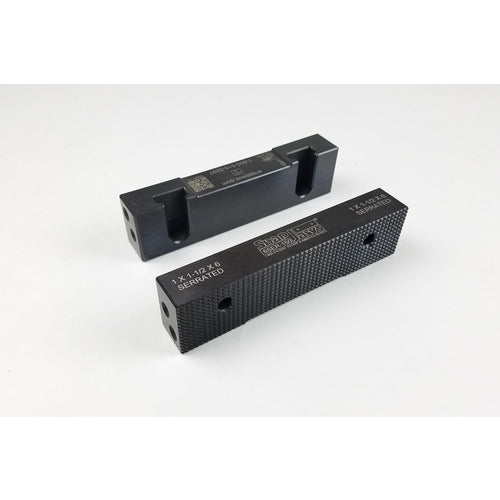 6″ Serrated Jaws 1 × 1-1/2 - Exact Industrial Supply