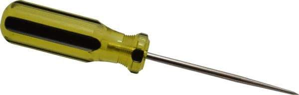 Stanley - 7-3/4" OAL Steel Scratch Awl - Plastic Handle - Exact Industrial Supply