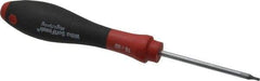 Wiha - T6 Torx Driver - 60mm Blade Length, 6-1/2" OAL, Ergonomic Handle - Exact Industrial Supply
