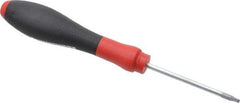 Wiha - T8 Torx Driver - 60mm Blade Length, 6-1/2" OAL, Ergonomic Handle - Exact Industrial Supply