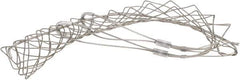 Woodhead Electrical - 1-1/2 to 1.74 Inch Cable Diameter, Tinned Bronze, Double Loop Support Grip - 25 Inch Long, 1,920 Lb. Breaking Strength, 18 Inch Mesh Length - Exact Industrial Supply