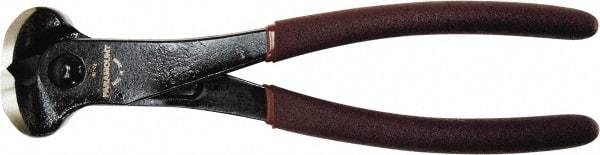Paramount - 8" OAL, 11 AWG Capacity, End Cutting Pliers - 11/32" Jaw Length x 1-19/32" Jaw Width, Plastic Dipped Handle - Exact Industrial Supply