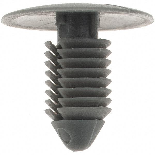 Value Collection - Ratchet Shank, Nylon Panel Rivet - 13/16" Length Under Head, 1" Head Diam - Exact Industrial Supply