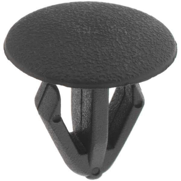 Value Collection - 8mm Hole Diam, Nylon Panel Rivet - 15mm Length Under Head, 8mm Material Thickness - Exact Industrial Supply