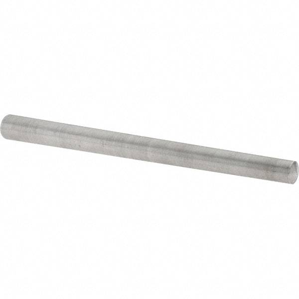 Value Collection - Size 8, 0.3672" Small End Diam, 0.492" Large End Diam, Uncoated Steel Taper Pin - Grade C-12L14, 6" OAL, 6 Pin Length - Exact Industrial Supply