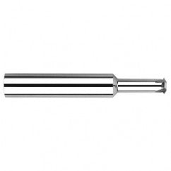 0.0640″ Cutter Diameter × 0.3120″ (5/16″) Reach Carbide Single Form #2 Thread Milling Cutter, 2 Flutes - Exact Industrial Supply