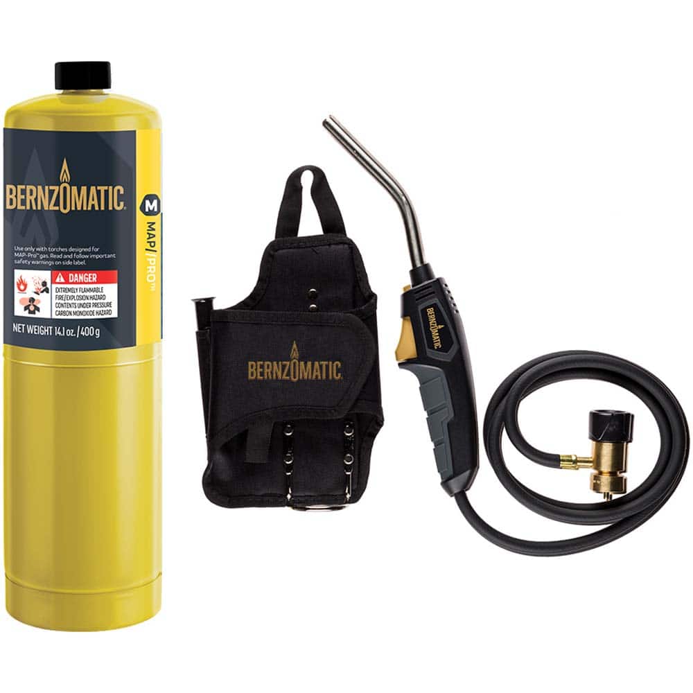 Bernzomatic - Propane & MAPP Torch Kits Type: Trigger Start Max Power Hose Kit Fuel Type: Max Power Propylene M-P-P - Exact Industrial Supply