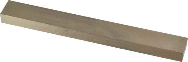 Cleveland - M42 Cobalt Rectangular Tool Bit Blank - 3/8" Wide x 3/4" High x 6" OAL, 2 Beveled Ends, 10° Bevel Angle, Ground - Exact Industrial Supply