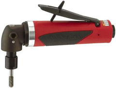 Sioux Tools - 1/4" Collet, Angle Handle, Angle Air Die Grinder - 15,000 RPM, Rear Exhaust, 30 CFM, 1 hp, 6.21 bar, 1/4 NPT - Exact Industrial Supply