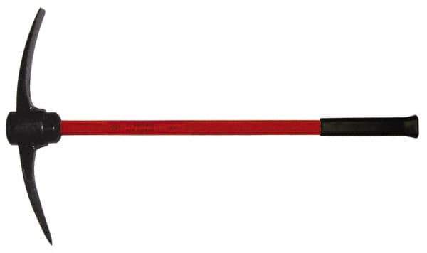 NUPLA - 5 Lb Head Railroad Pick - 36" OAL, Fiberglass - Exact Industrial Supply