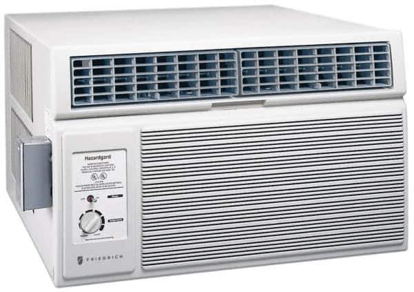 Friedrich - 14,500/14,000 BTU, 230/208 Volt Window Air Conditioner - 6.9/7.4 Amp Rating, 9.7 EER Rating, 15 Min Circuit Amperage, 25" Wide x 27-3/8" Deep x 15" High - Exact Industrial Supply