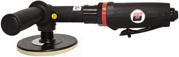 Universal Tool - 5" Max Disc, 9,000 RPM, Pneumatic Handheld Disc Sander - 16 CFM, 1/4 NPT Inlet, 1 hp, 90 psi - Exact Industrial Supply