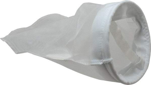 Pentair - 250 Micron, Size 1, 100 GPM Max Flow, High Flow Bag Filter - 7 Inch Diameter, 16-1/2 Inch Long, 2 Sq. Ft. - Exact Industrial Supply