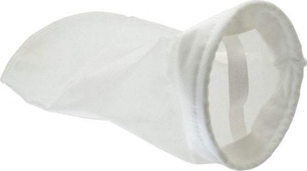 Pentair - 300 Micron, Size 1, 100 GPM Max Flow, High Flow Bag Filter - 7 Inch Diameter, 16-1/2 Inch Long, 2 Sq. Ft. - Exact Industrial Supply